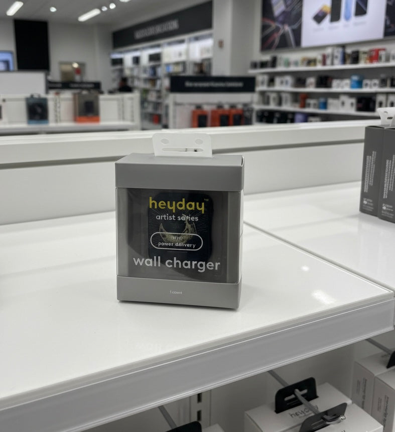 Hequay Dual-Port Fast Wall Charger | 18W USB-C PD & USB-A Rapid Charging Block | Compact & Travel-Ready